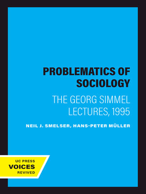 cover image of Problematics of Sociology